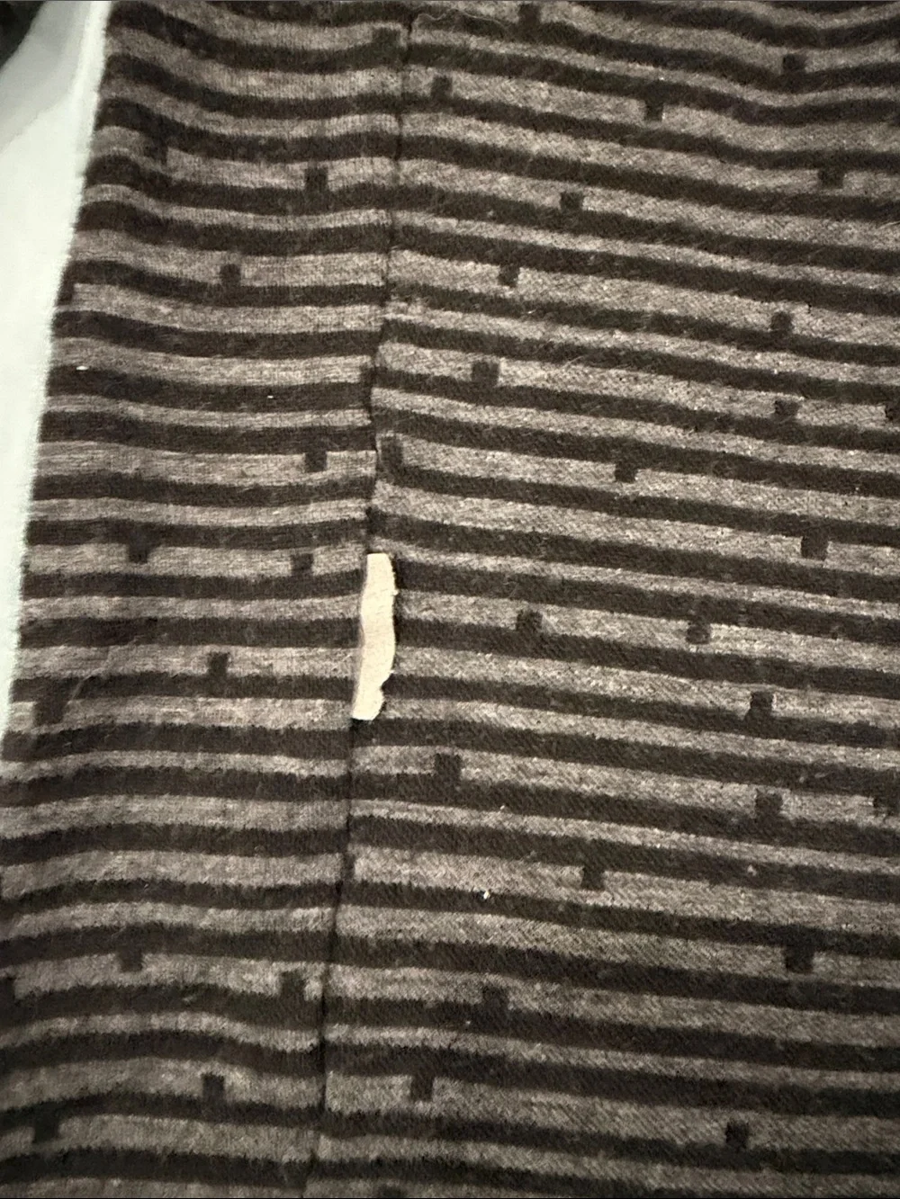Icebreaker Men's Charcoal and Black Striped Half-Zip Sweater